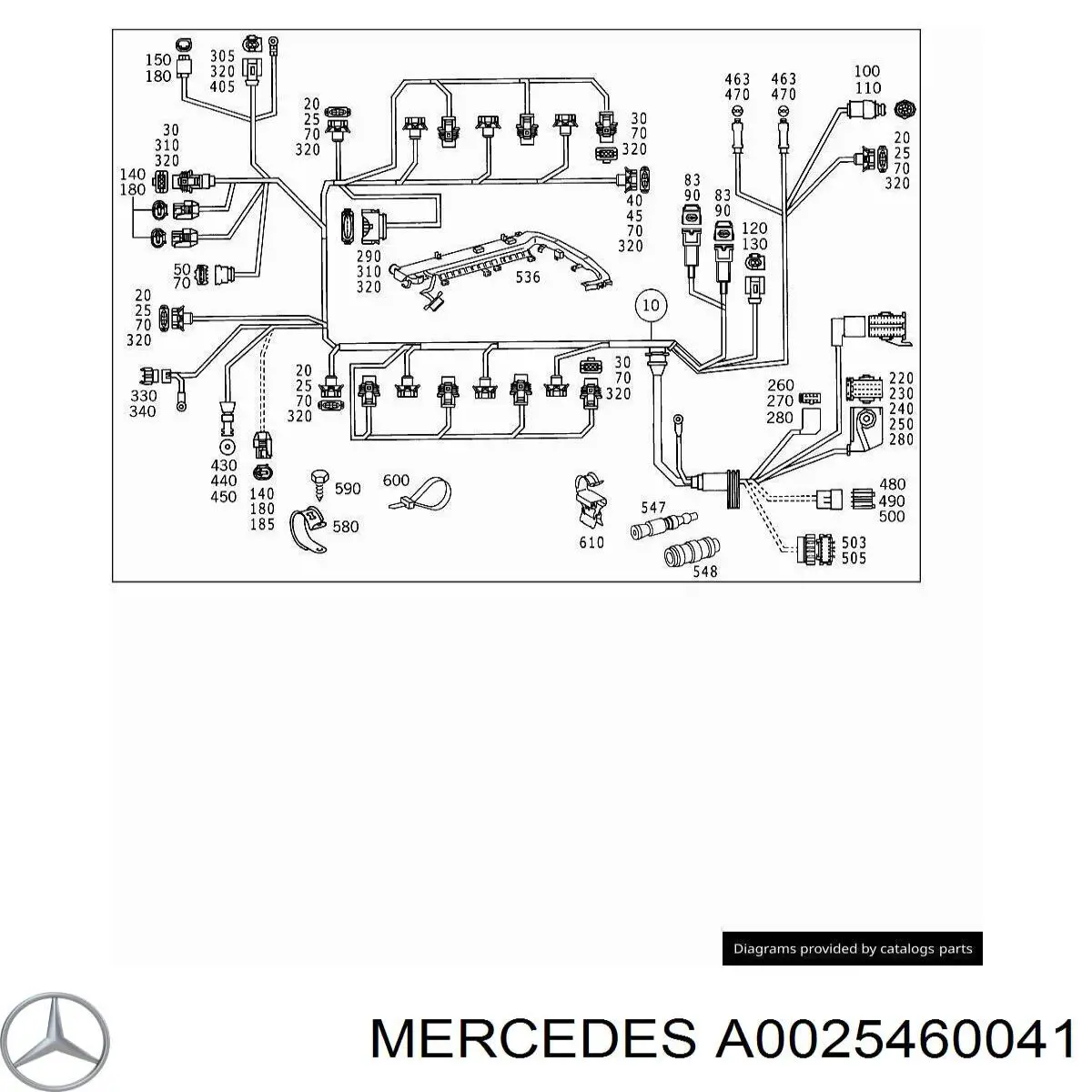  Mercedes A0009829210 ціна, від 1.53 USD