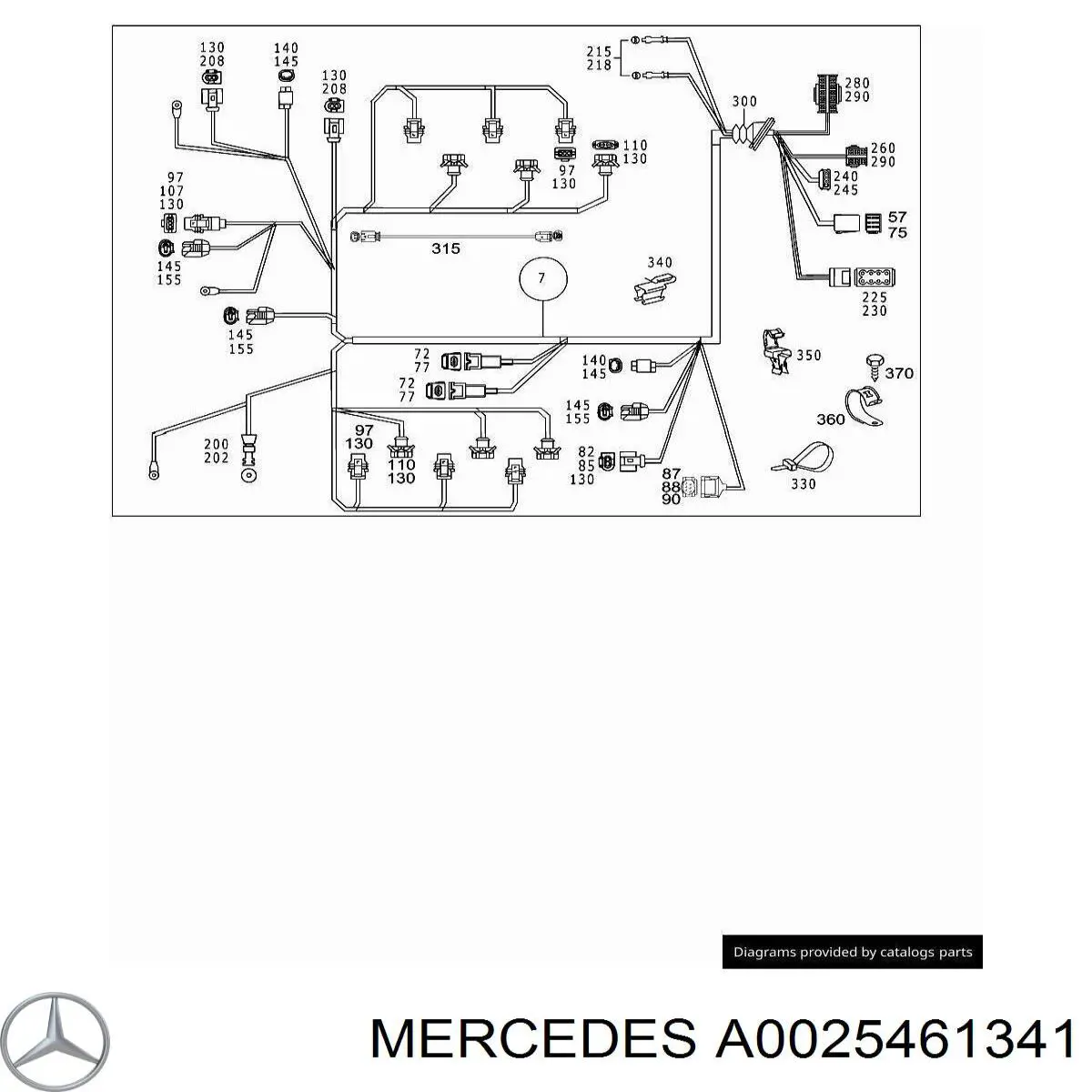A0025461341 Mercedes 