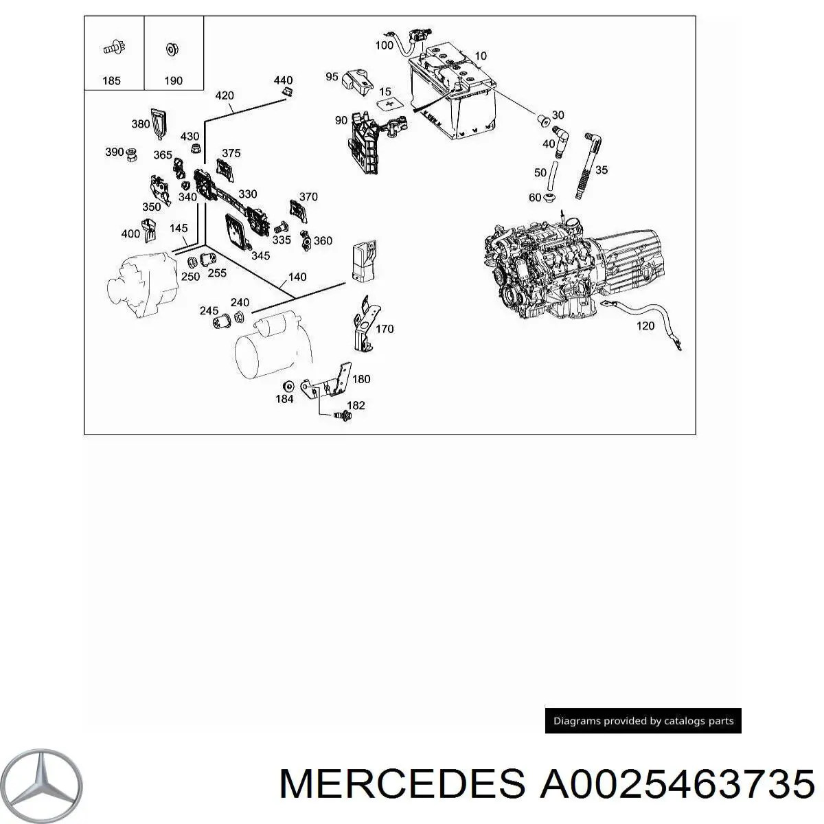 A0025463735 Mercedes 