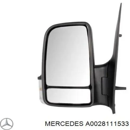 A0028111533 Mercedes Дзеркальний елемент лівий