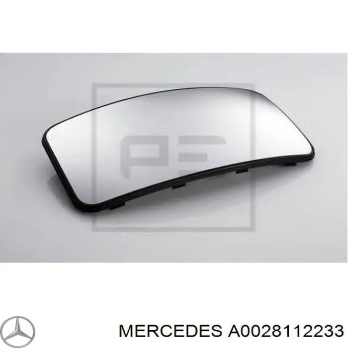 A0028112233 Mercedes Скло зерказа заднього виду