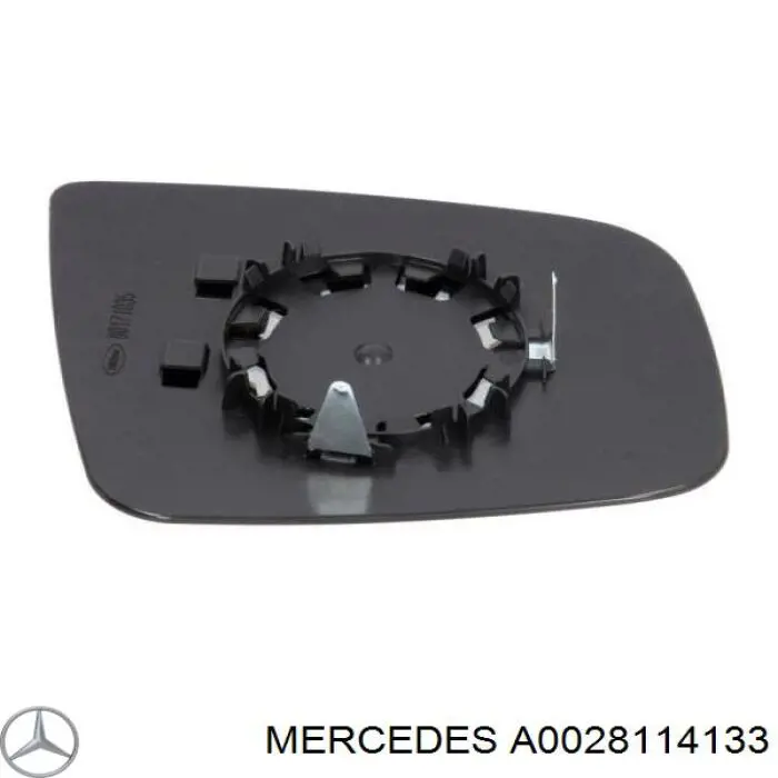 Купити A0028114133 Mercedes Дзеркальний елемент дзеркала заднього виду, лівого