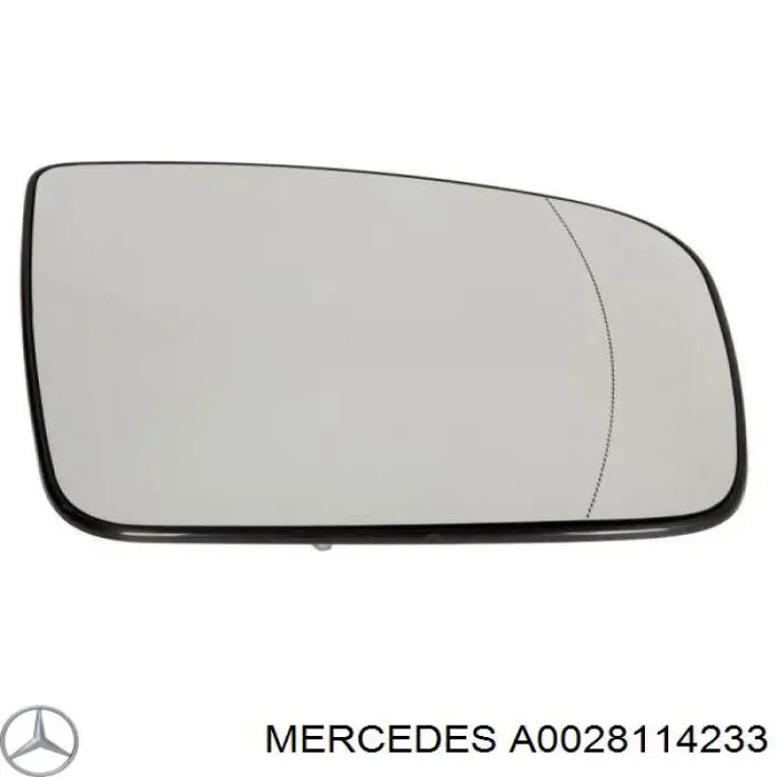 A0028114233 Mercedes Дзеркальний елемент правий