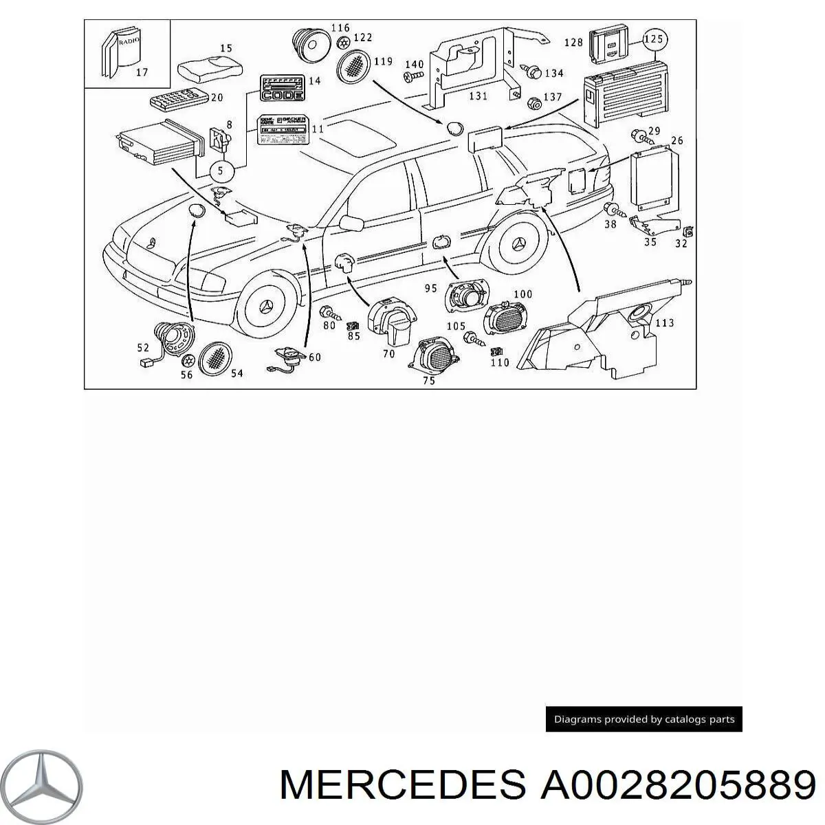  A0028205889 Mercedes