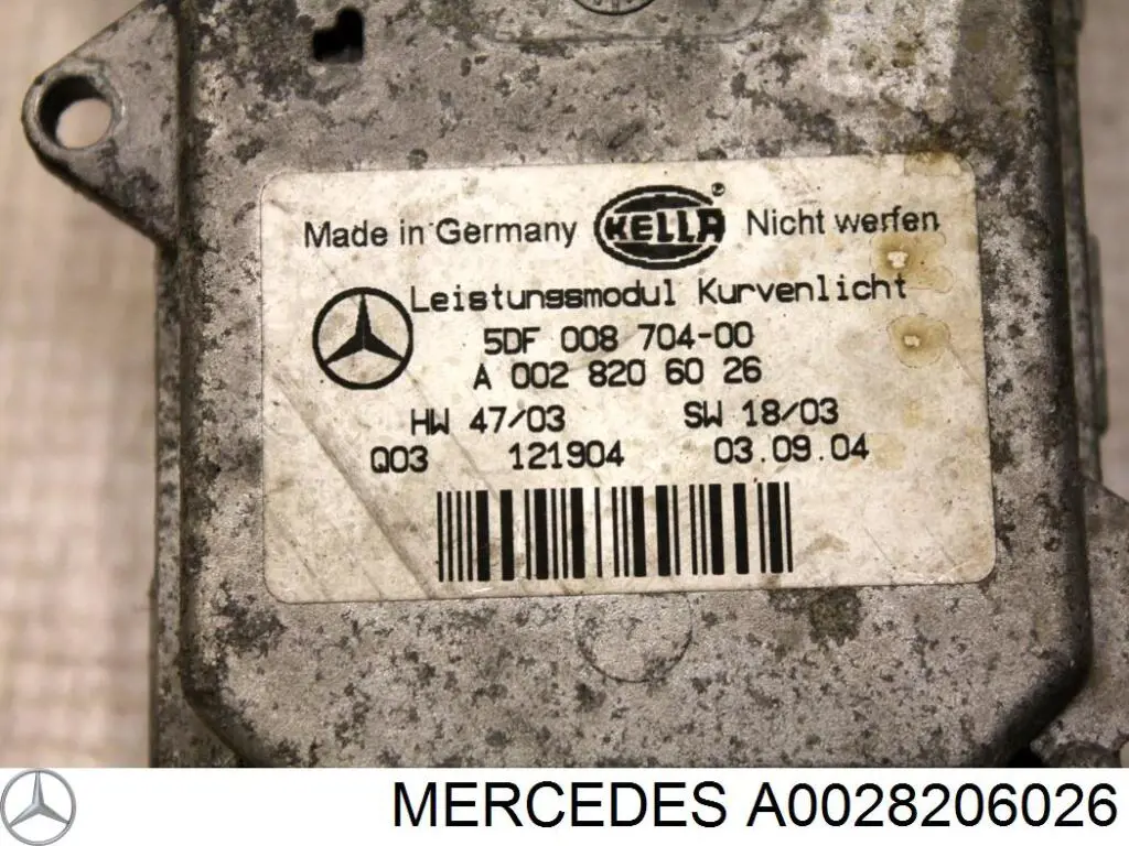 Модуль керування (ЕБУ) світлом фар 38205126 Mercedes