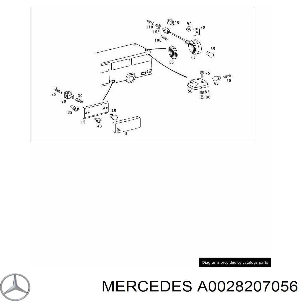 Купити A0028207056 Mercedes 