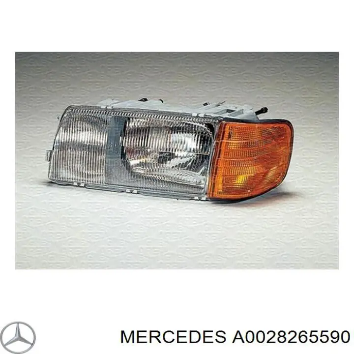 Купити A0028265590 Mercedes Скло фари правої