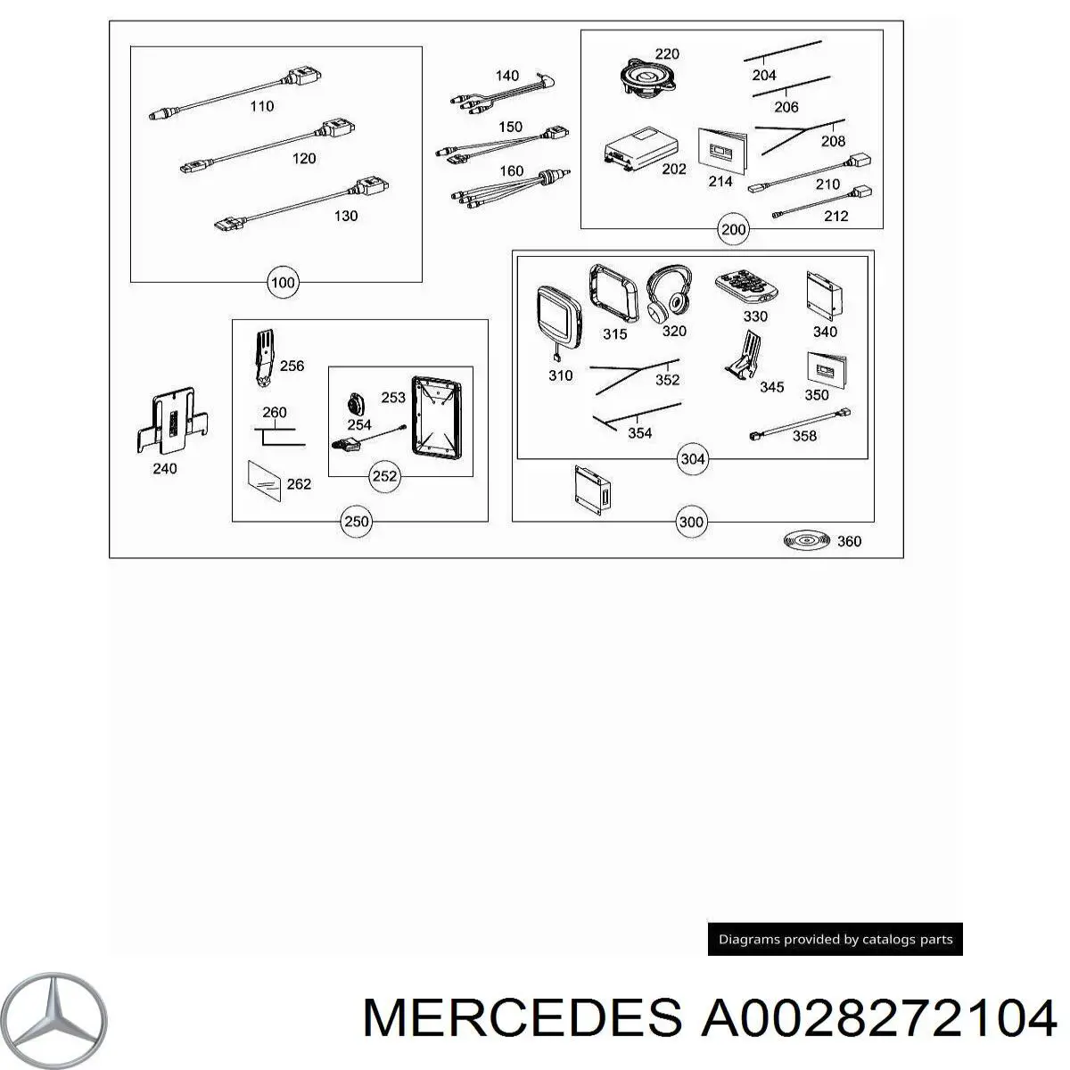 Купити A0028272104 Mercedes 