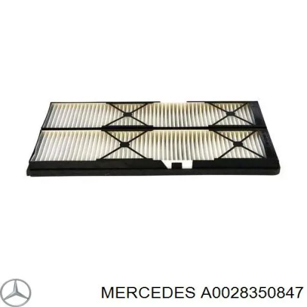 Фільтр повітряний обігрівача Mercedes A0028350847 ціна, від 7.56 USD