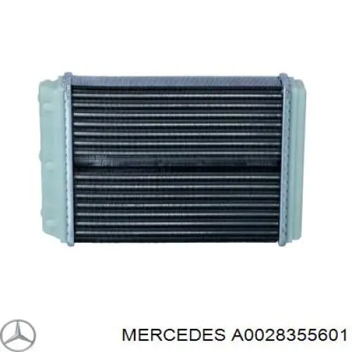 Радіатор пічки (обігрівача) Mercedes A0028355601 ціна, від 36.93 USD