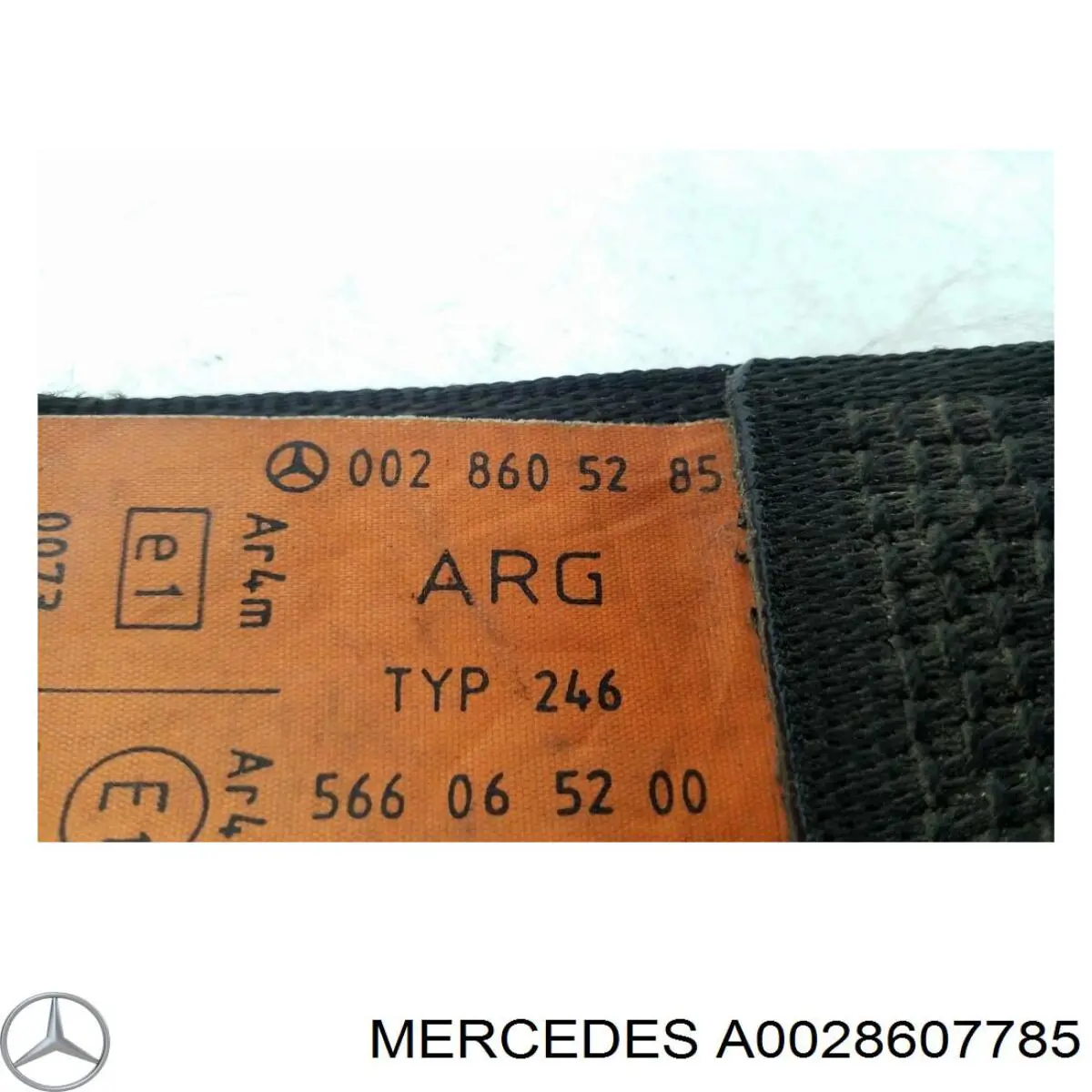 Купити A0028607785 Mercedes Пасок безпеки передній правий