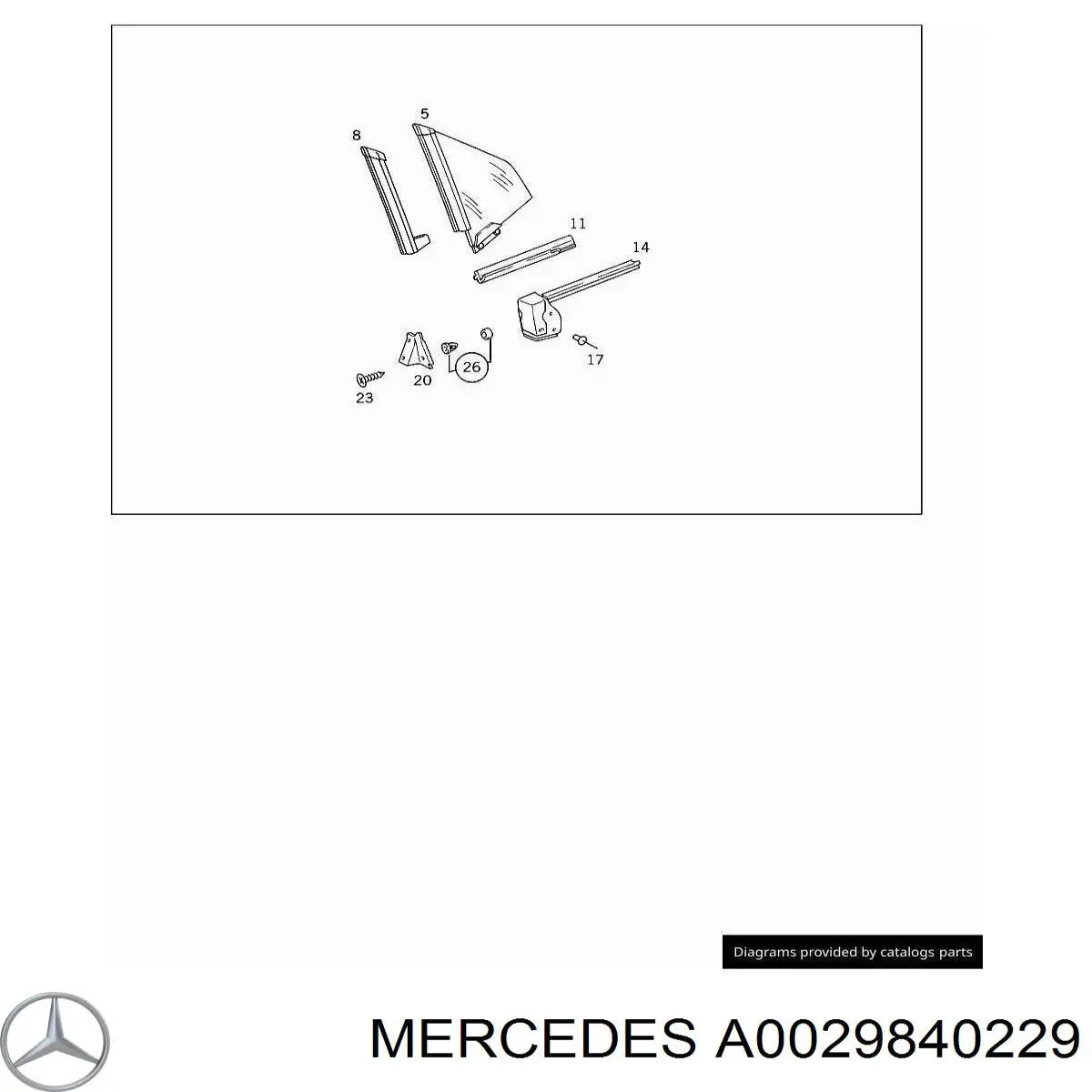  Mercedes A0029840229 ціна, від 0.71 USD