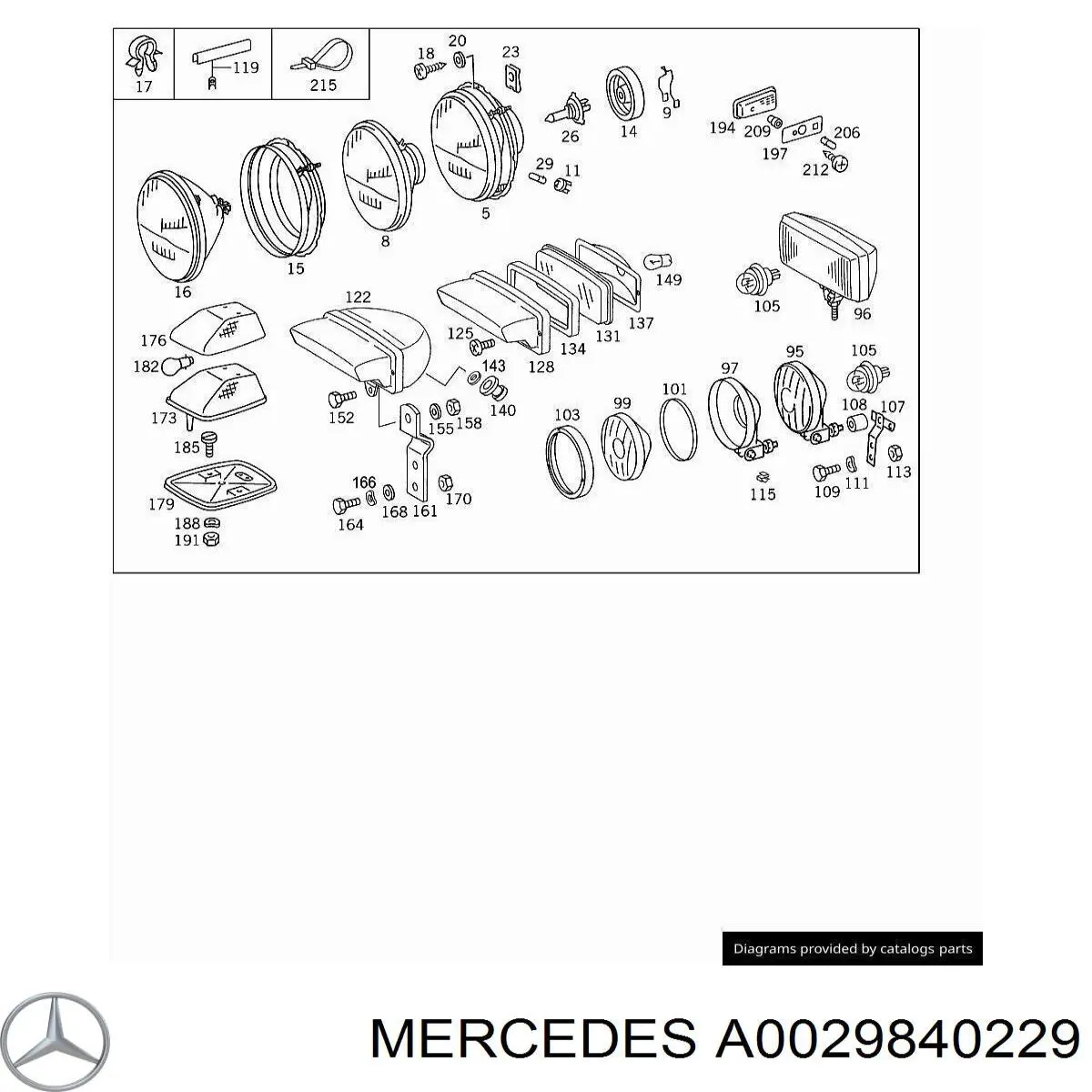 A0029840229 Mercedes 