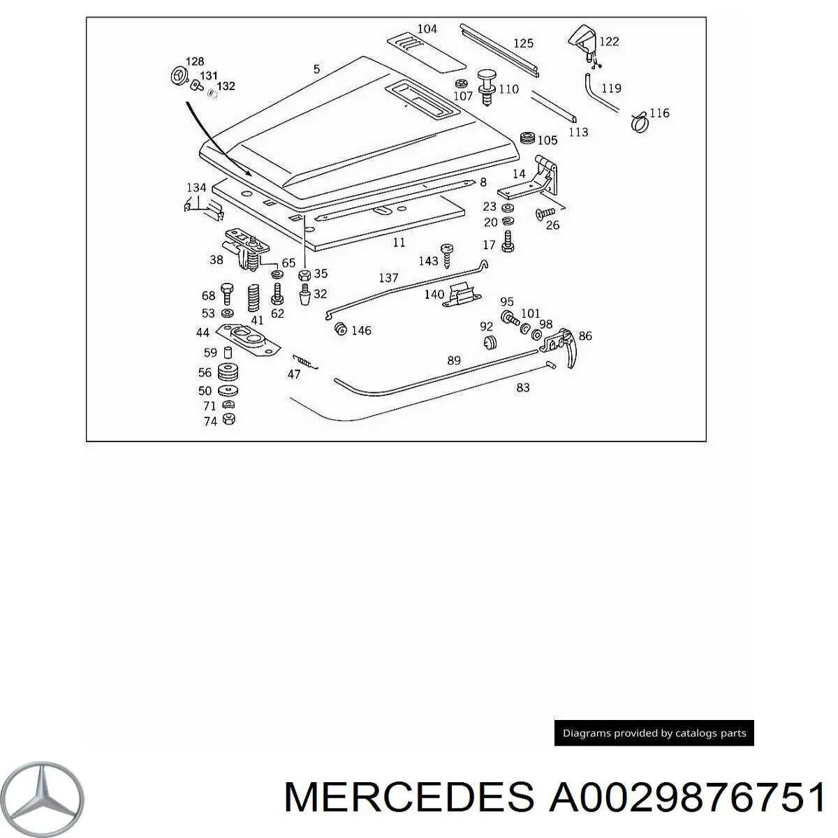  Mercedes A0029876751 ціна, від 209.75 USD