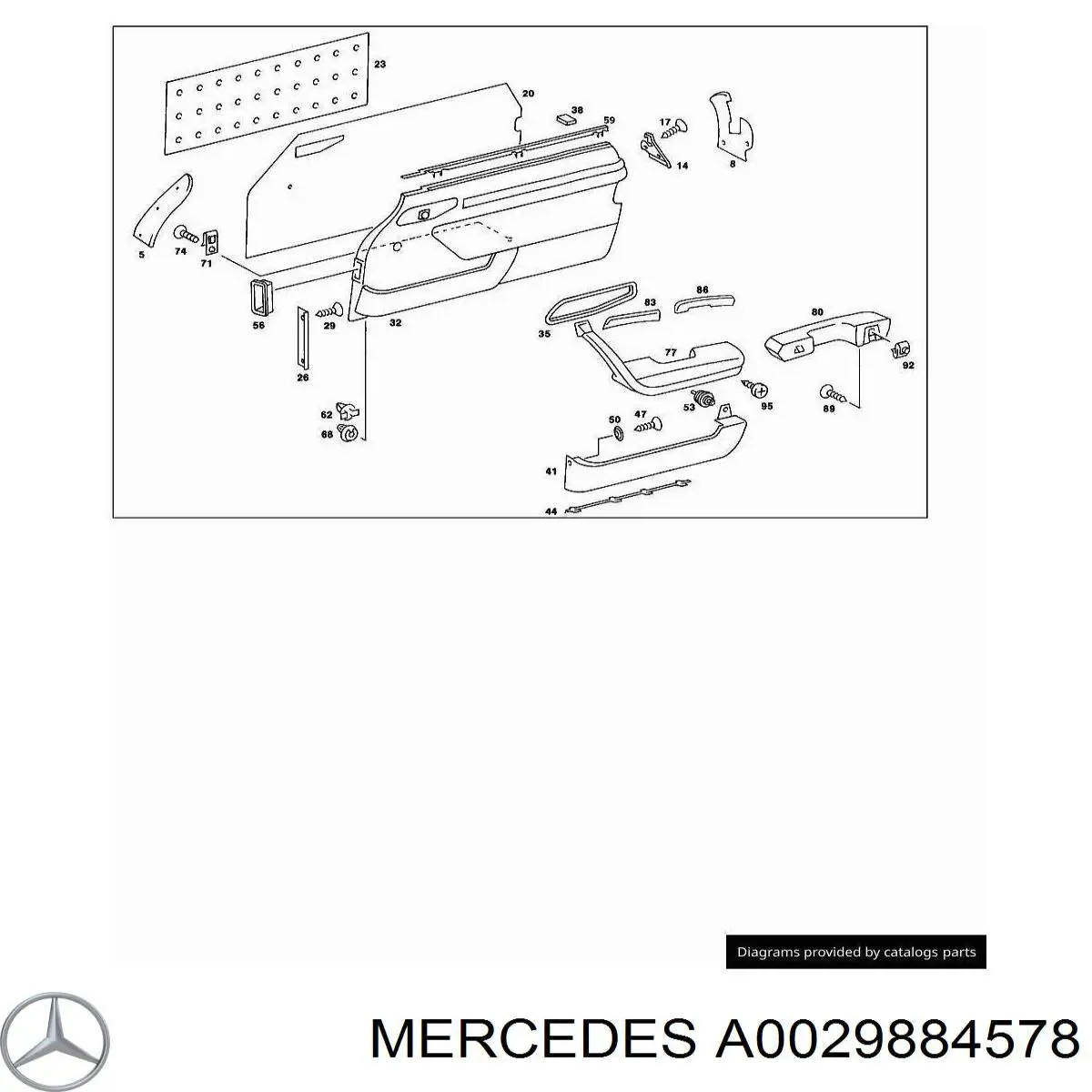  0029884578 Mercedes