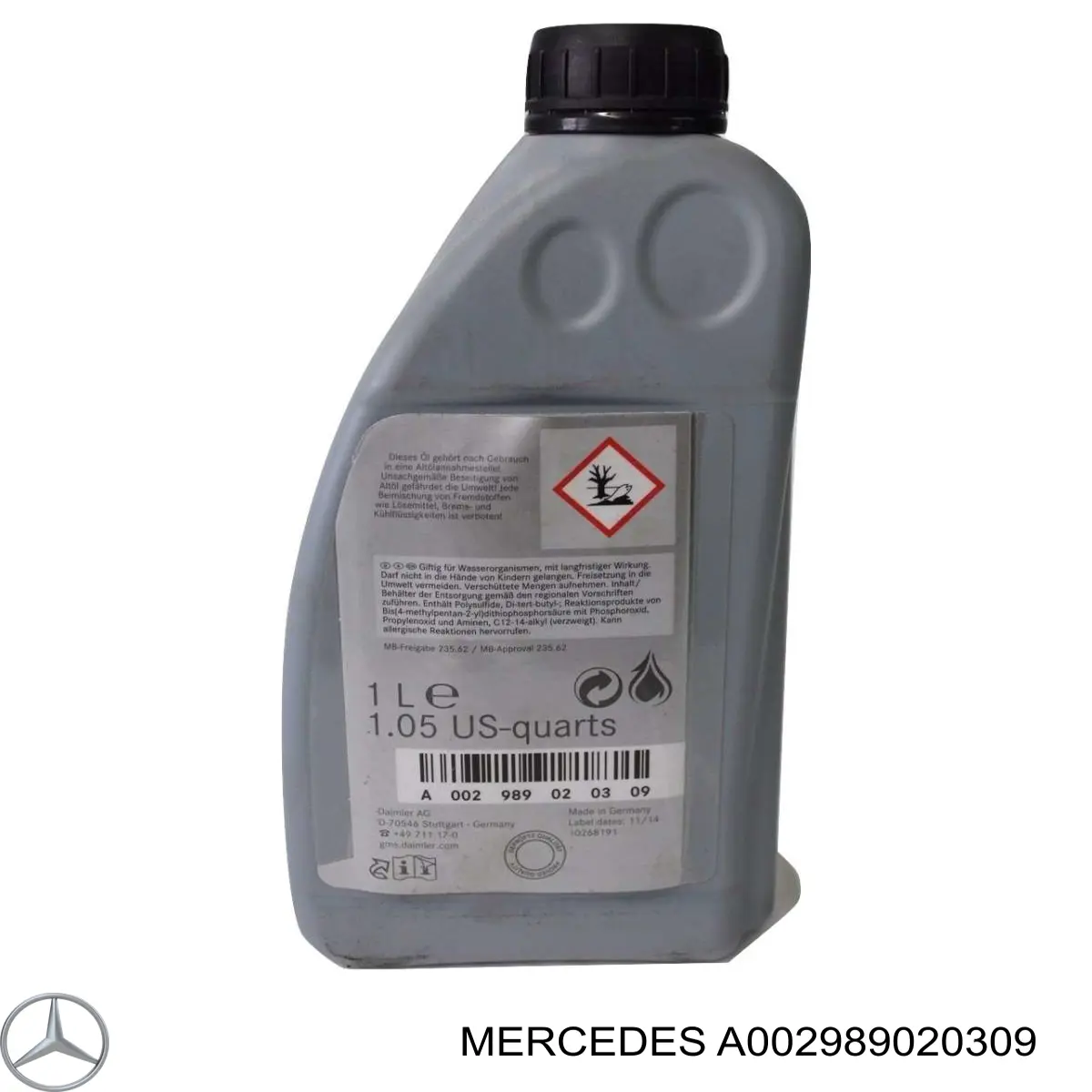 Масло коробки передач Mercedes A0029890203 ціна, від 65.77 USD