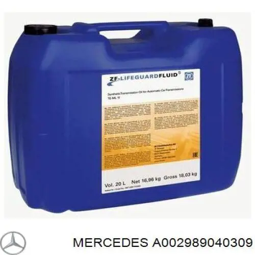  002989040309 Mercedes