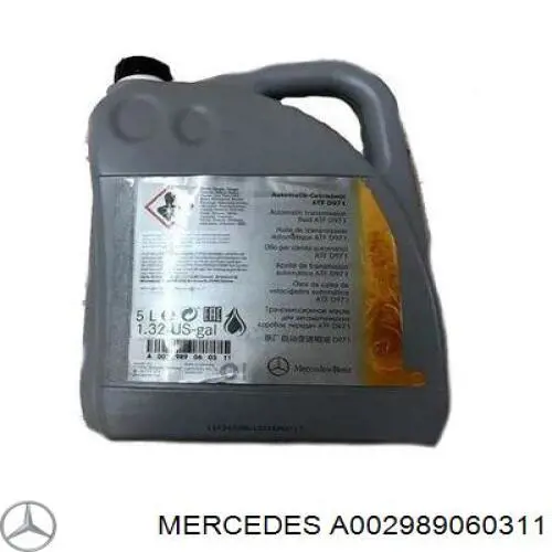 Масло трансмісії A002989060311 Mercedes