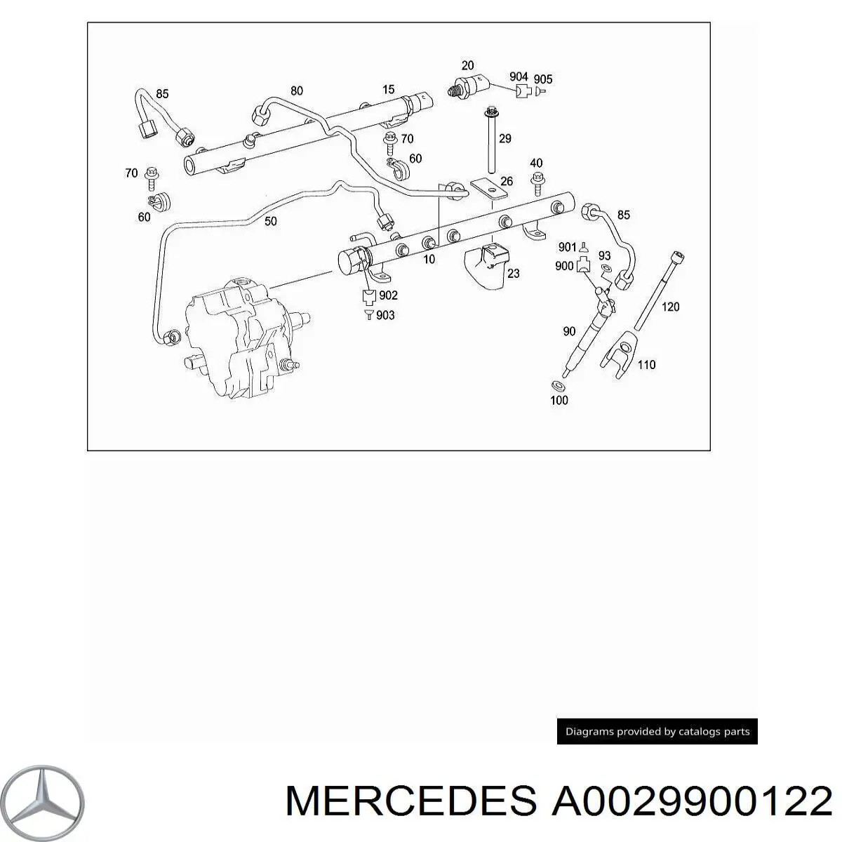 A002990012264 Mercedes 
