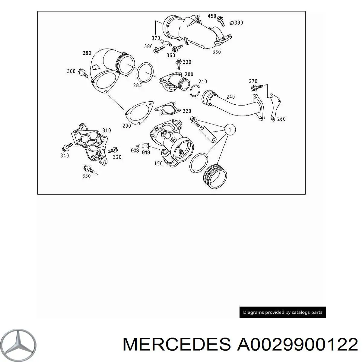 Купити A002990012264 Mercedes 