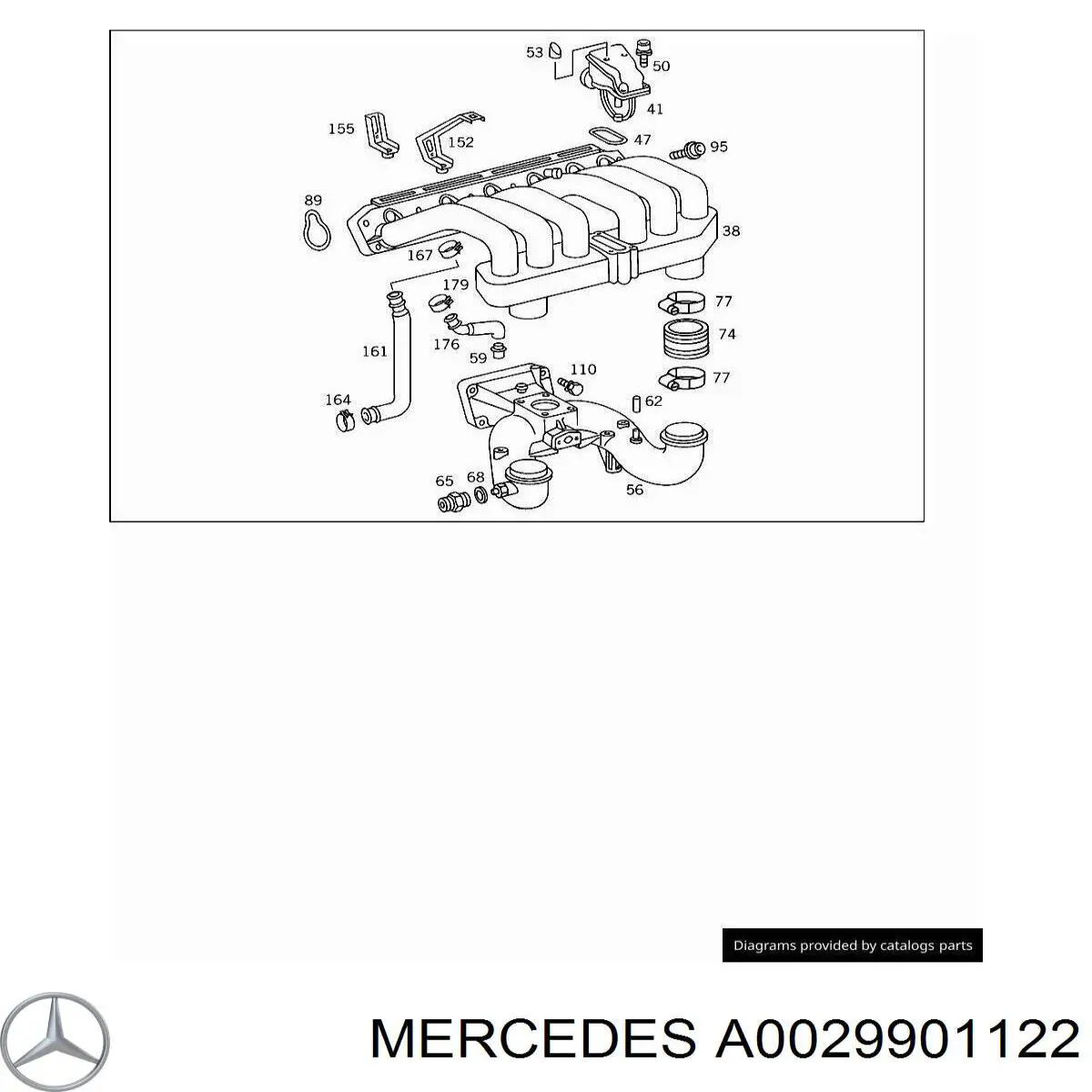 0029901122 Mercedes 