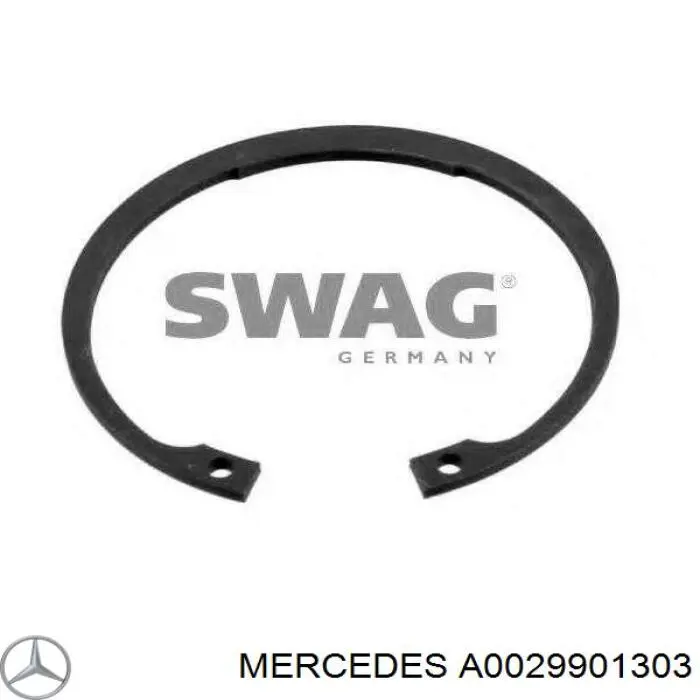 A0029901303 Mercedes Болт передньої півосі (ШРКШа)
