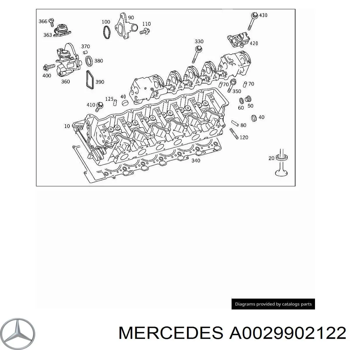  Mercedes A0029902122 ціна, від 4.03 USD