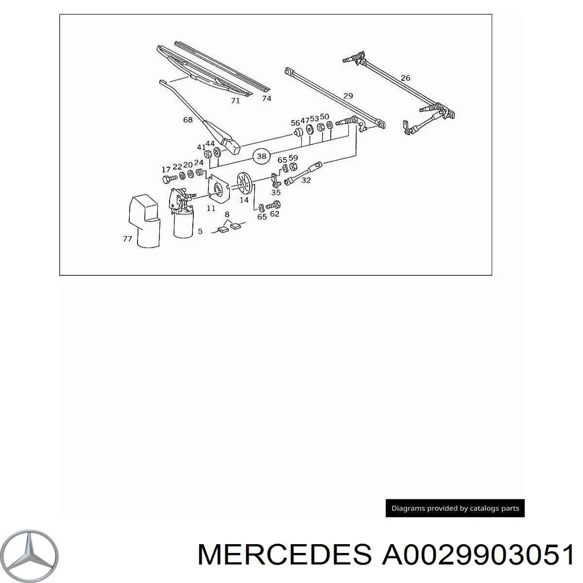 A0029903051 Mercedes 