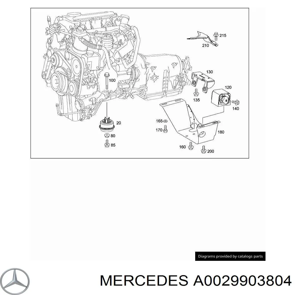 A0029903804 Mercedes 