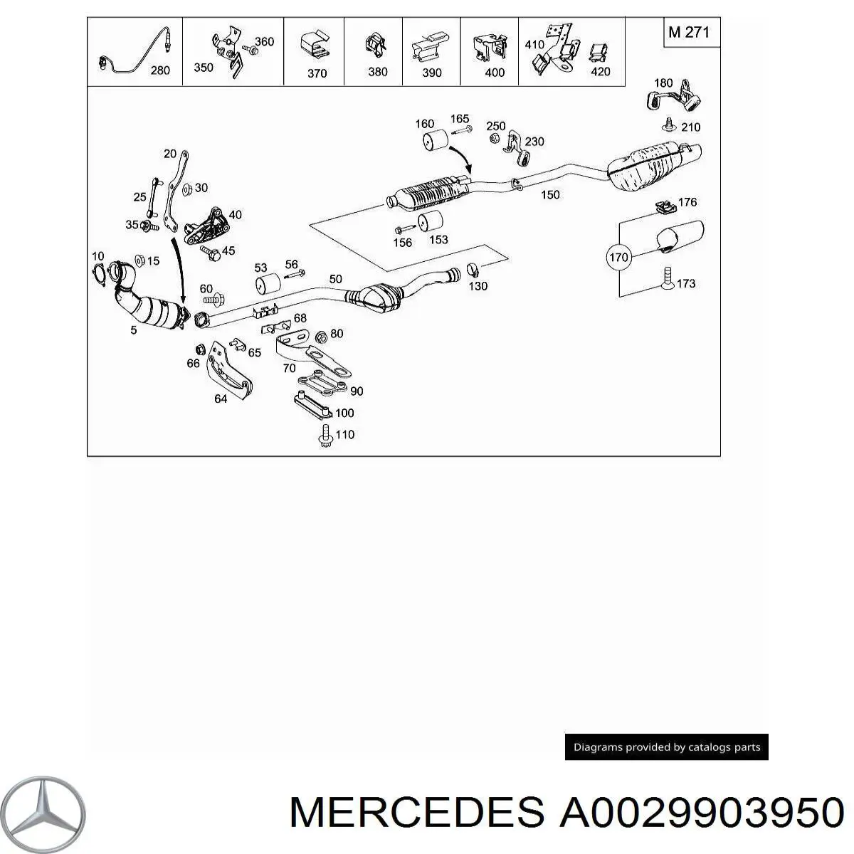  A0029903950 Mercedes