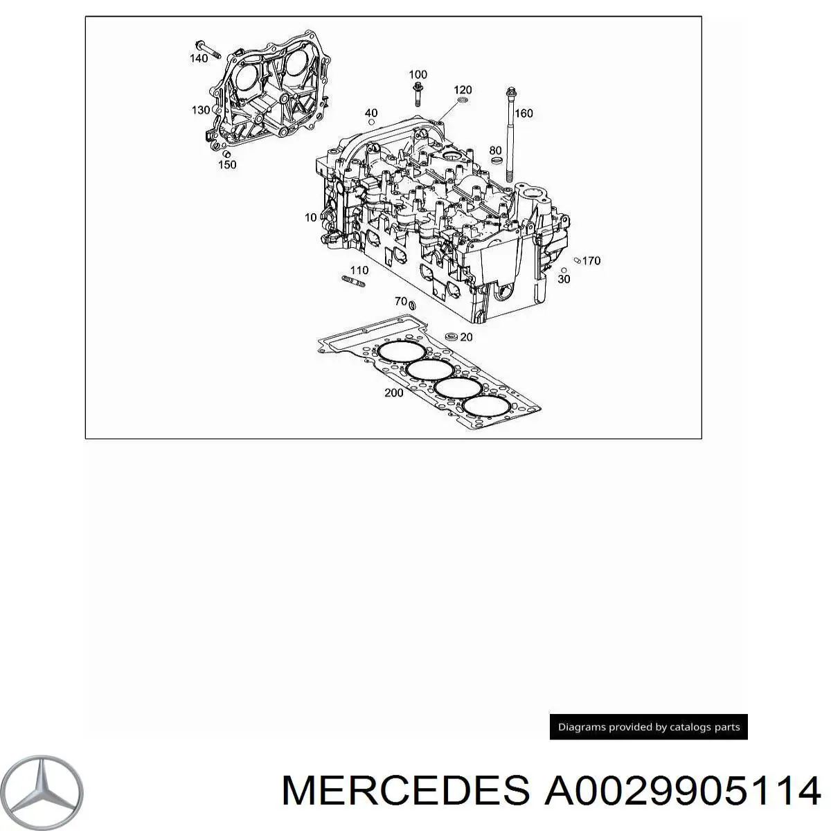 Шпилька випускного колектора Mercedes A0029905114 ціна, від 3.54 USD