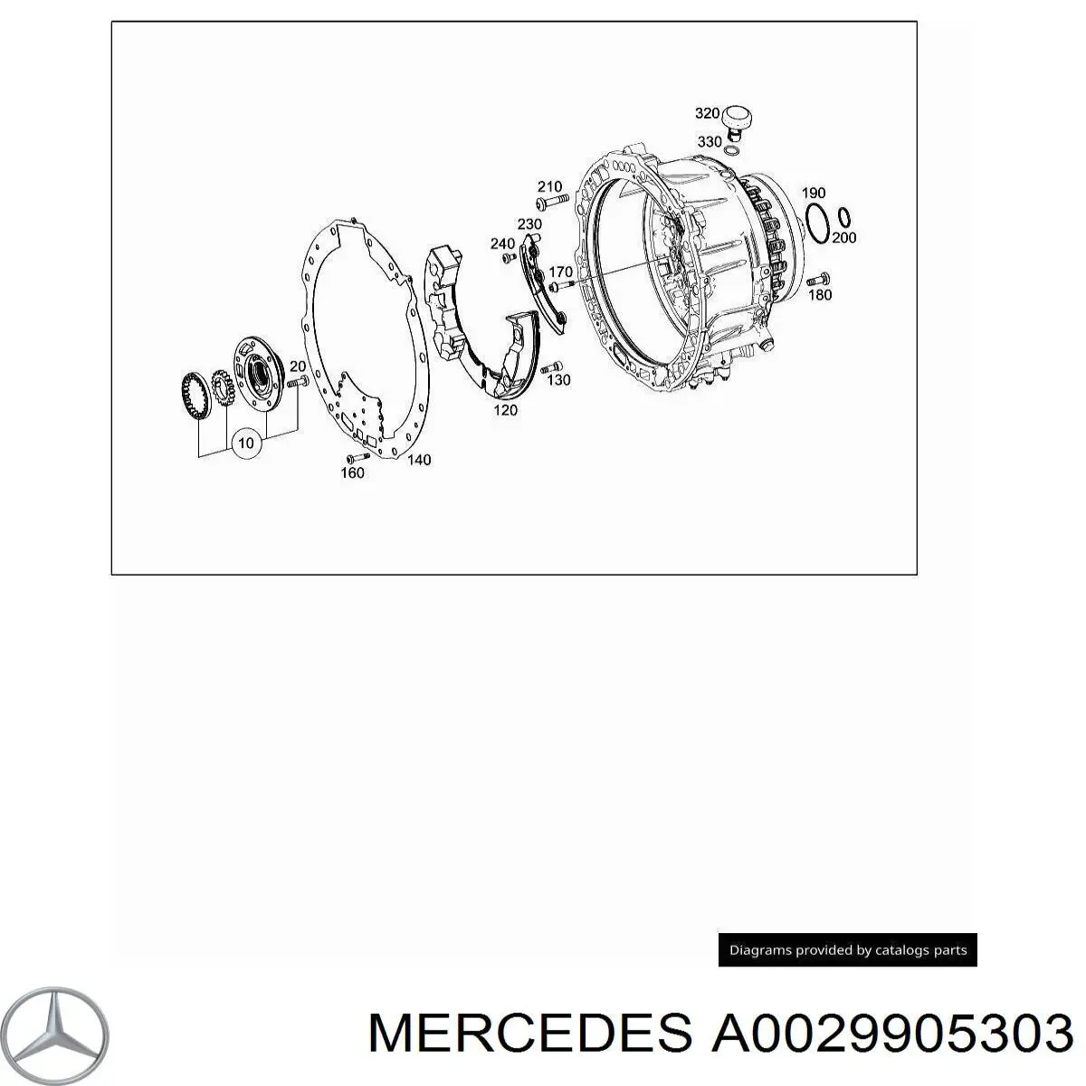 Купити A0029905303 Mercedes Болт піддону АКПП