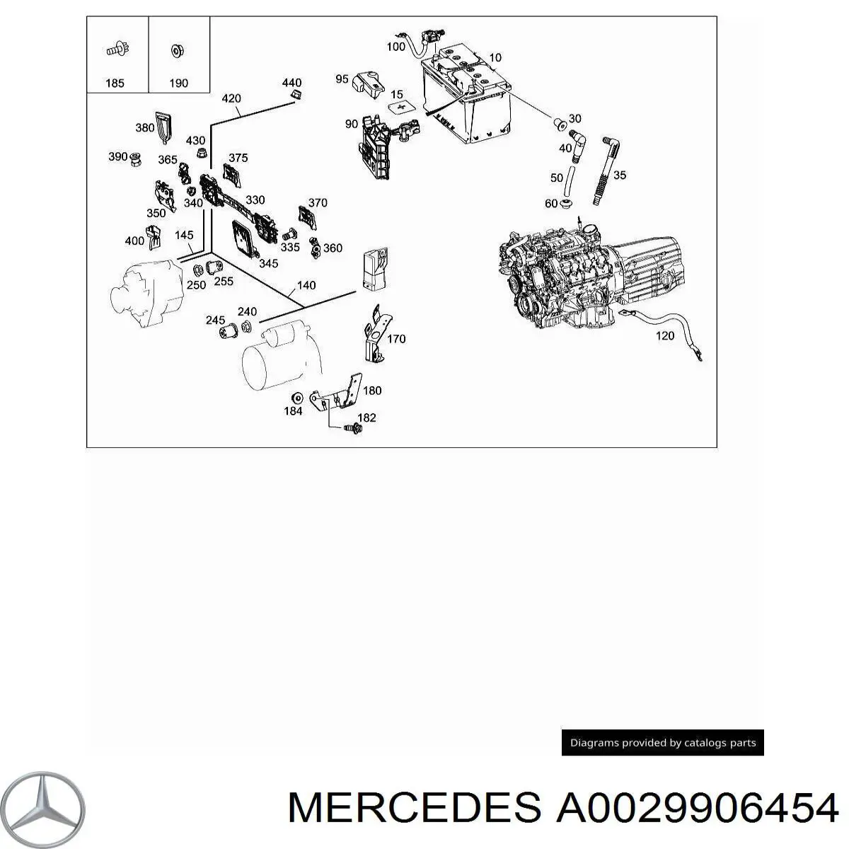 Купити A0029906454 Mercedes Гайка випускного колектора