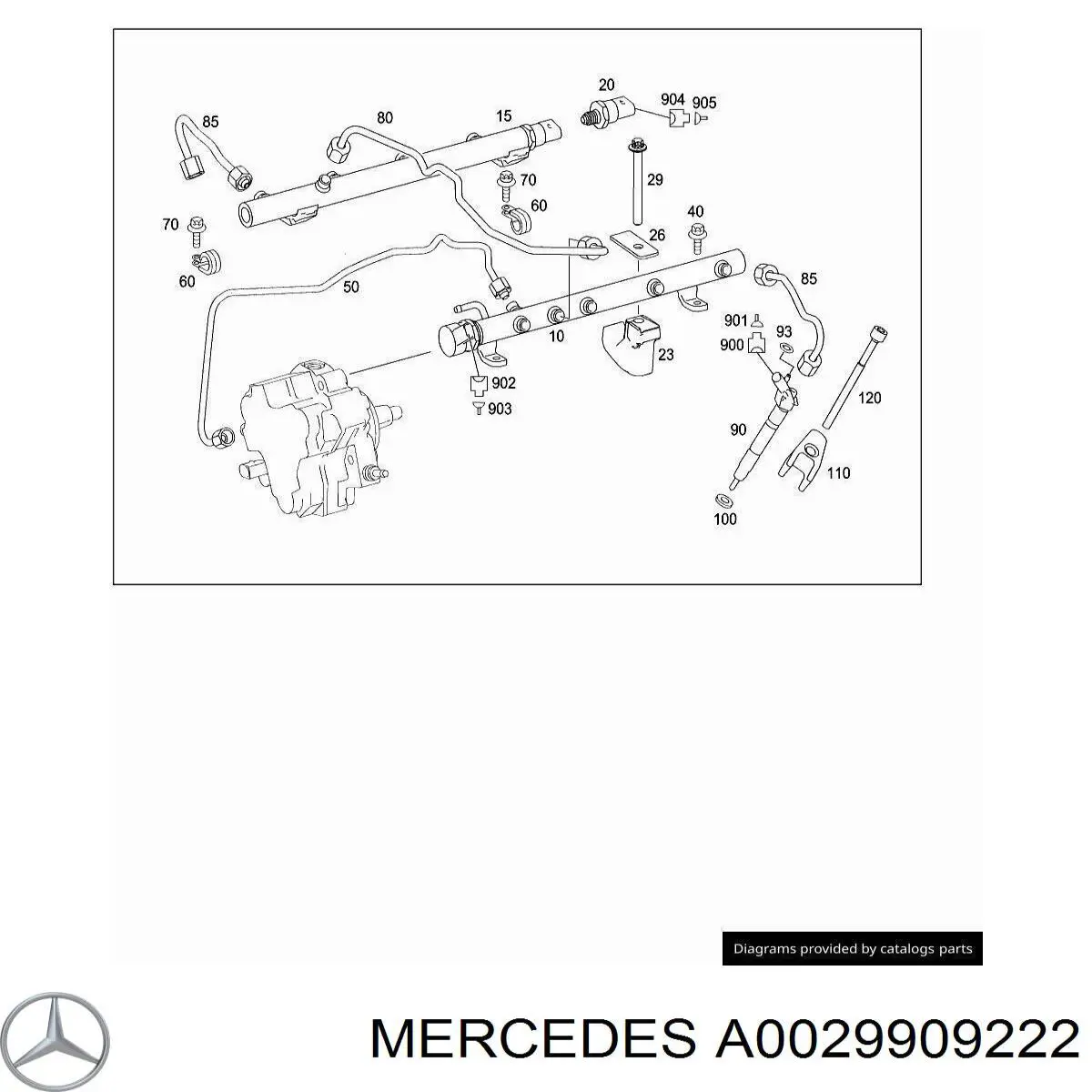 Купити A0029909222 Mercedes 