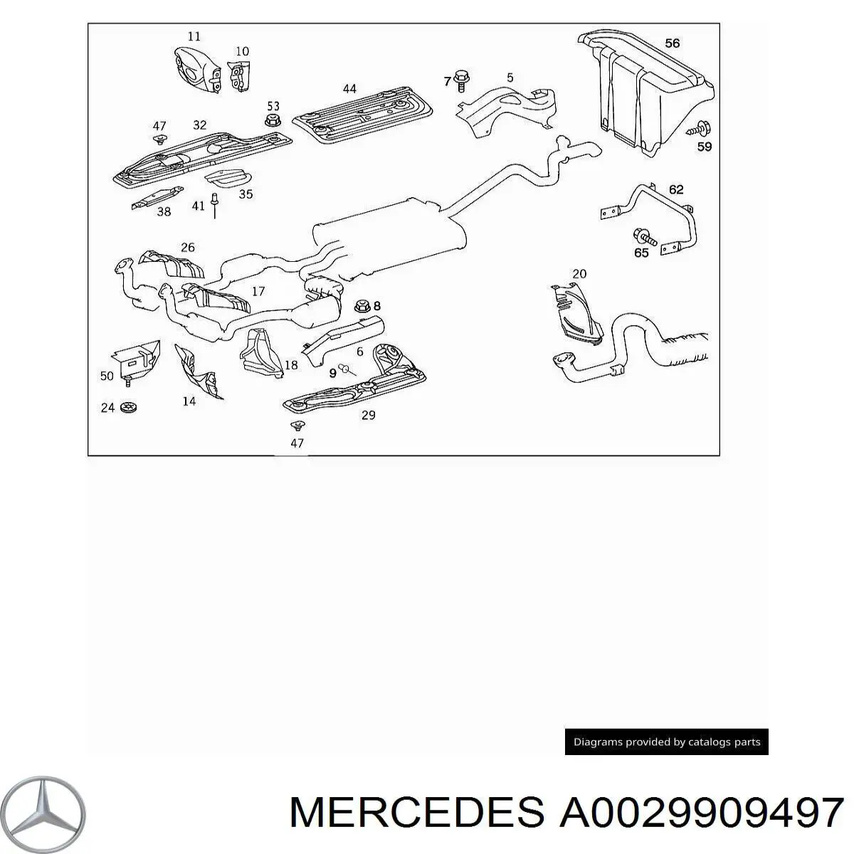 Купити A0029909497 Mercedes 