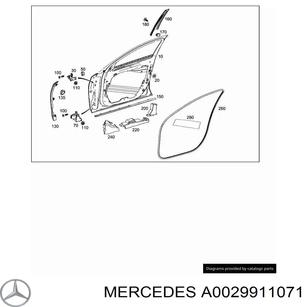  Mercedes A0029911071 ціна, від 3.50 USD