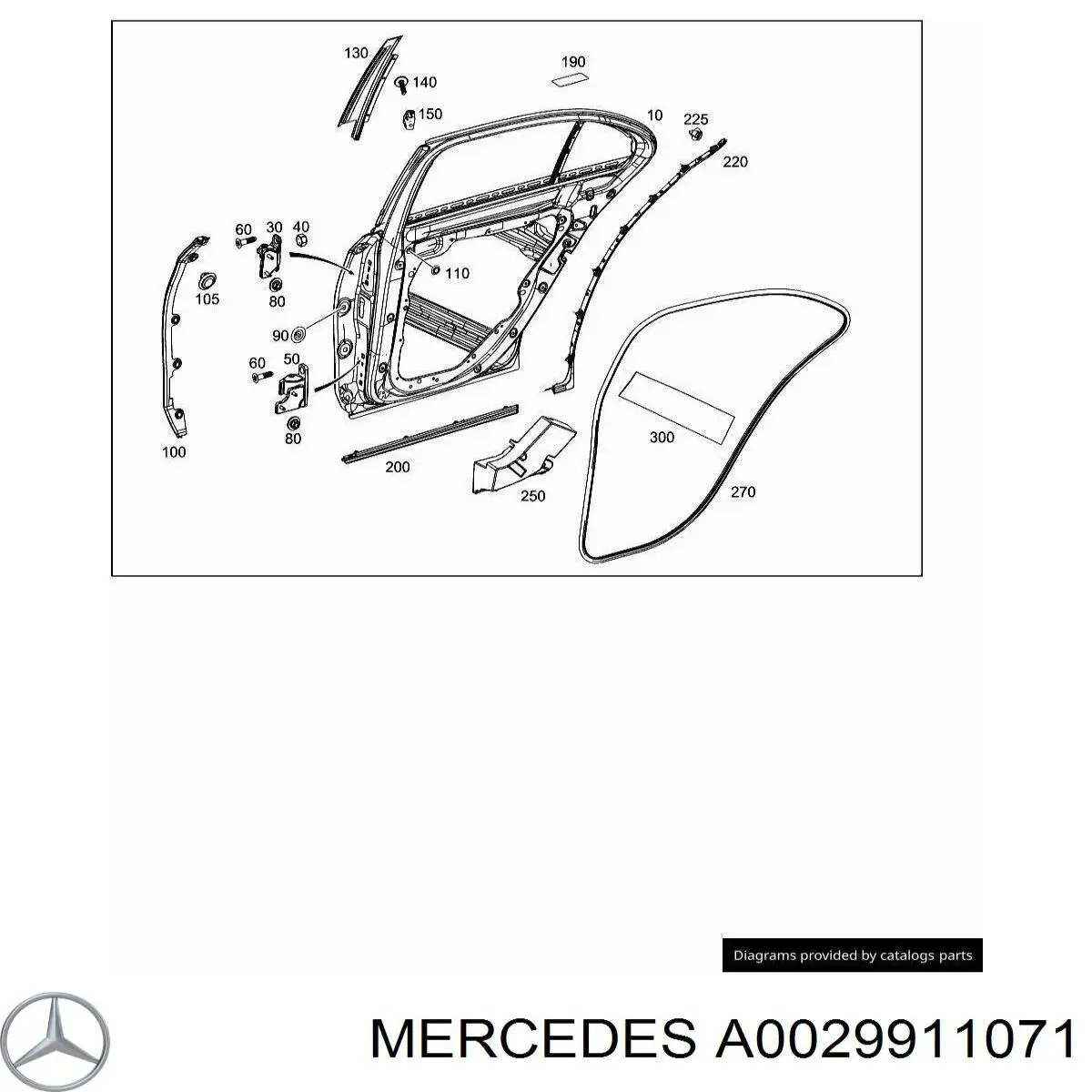  0029911071 Mercedes