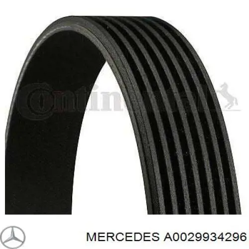 Клиновий ремінь Mercedes A0029934296 ціна, від 26.15 USD