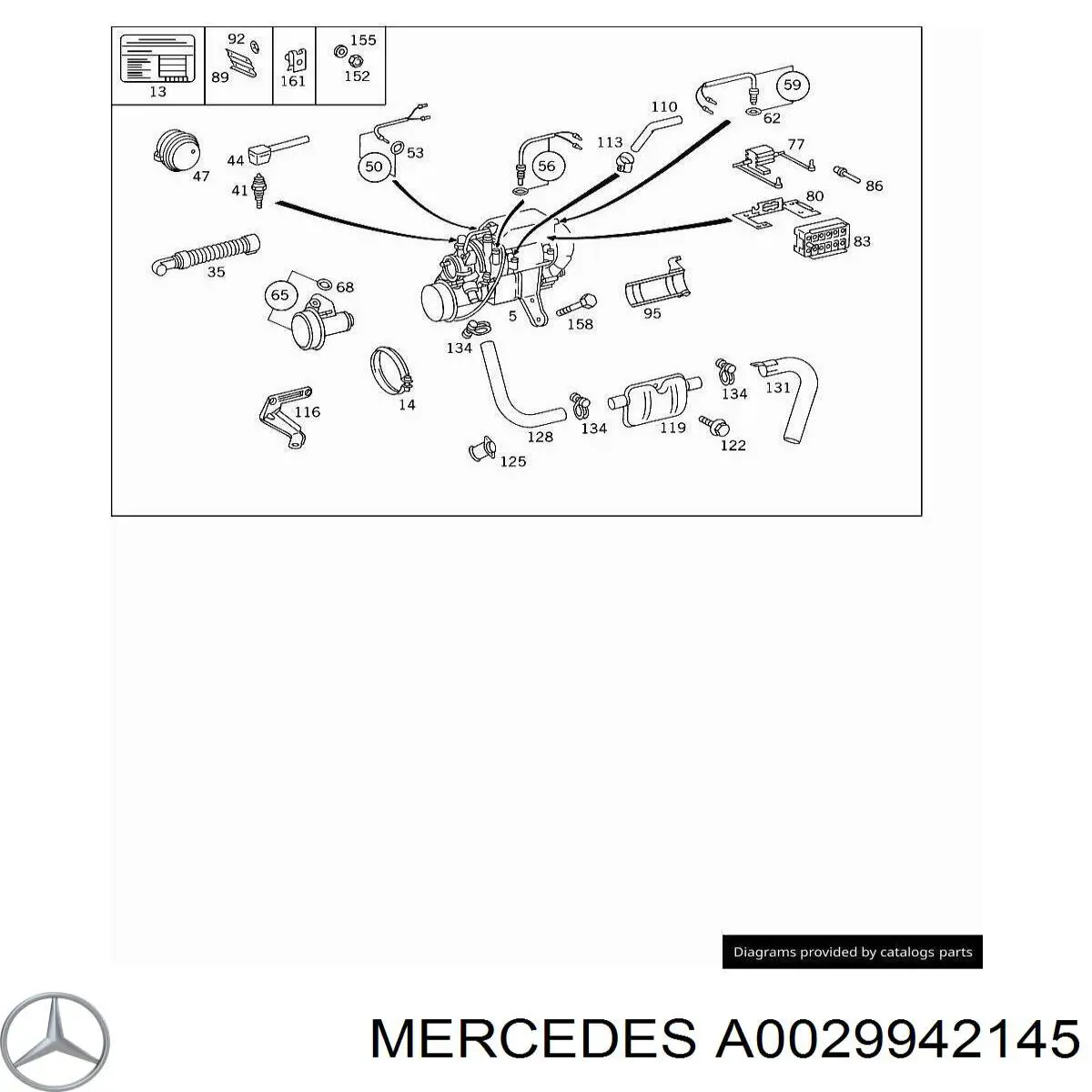 A0029942145 Mercedes 