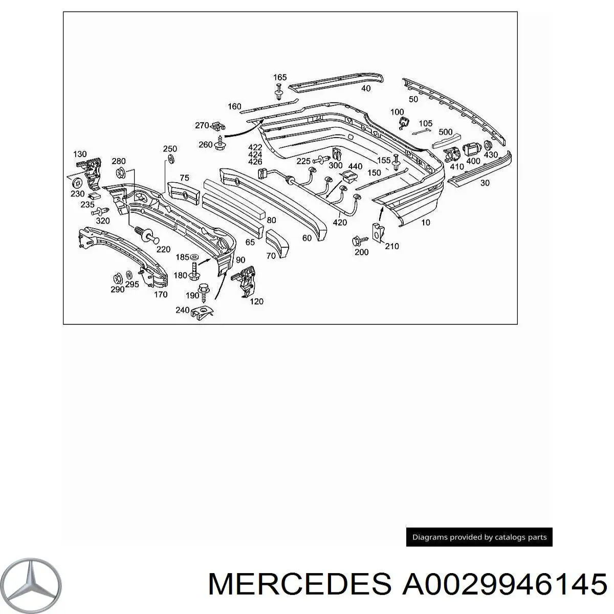 Купити A0029946145 Mercedes 
