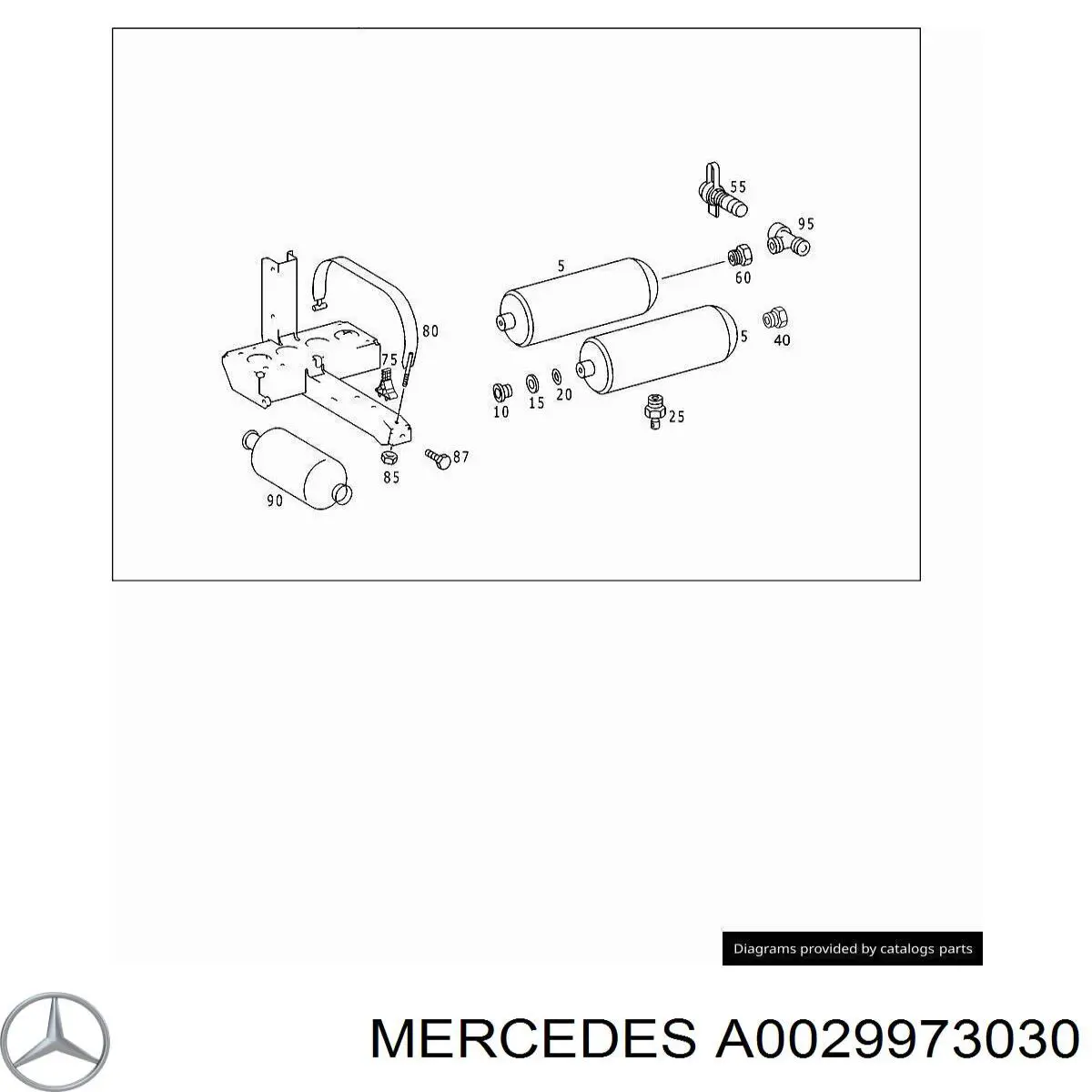 A0029973030 Mercedes 