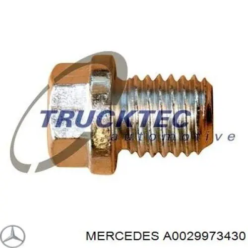 Пробка піддона двигуна Mercedes A0029973430 ціна, від 2.04 USD