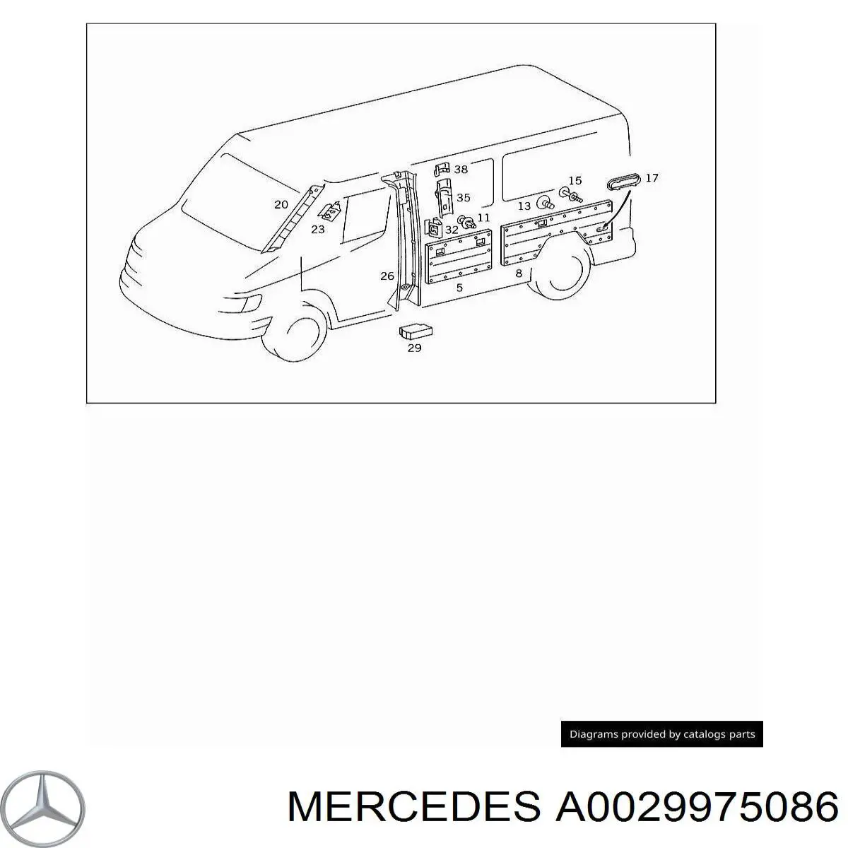  A0029975086 Mercedes