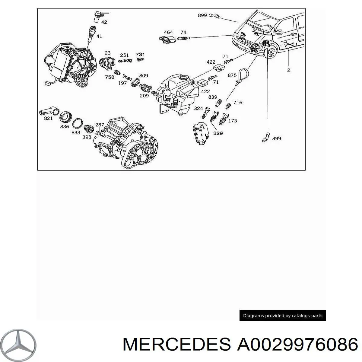 A0029976086 Mercedes 