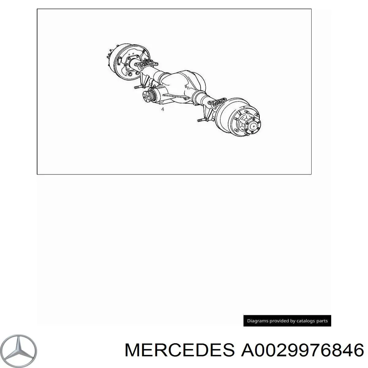 A0029976846 Mercedes Сальник задньої маточини, внутрішній