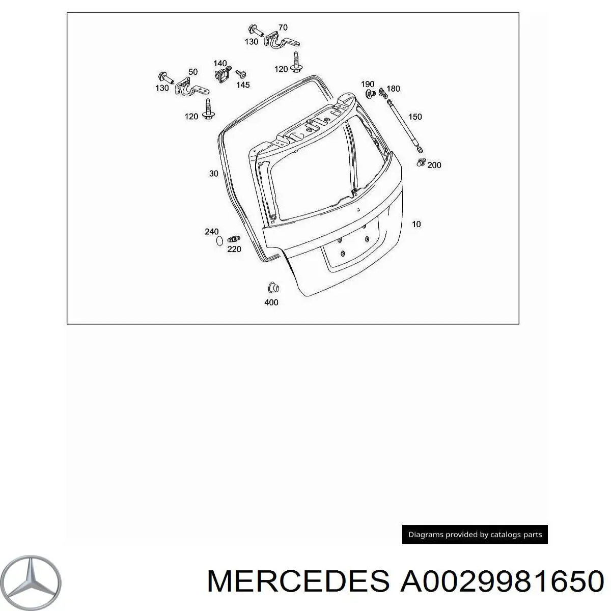  Mercedes A0029981650 ціна, від 0.49 USD