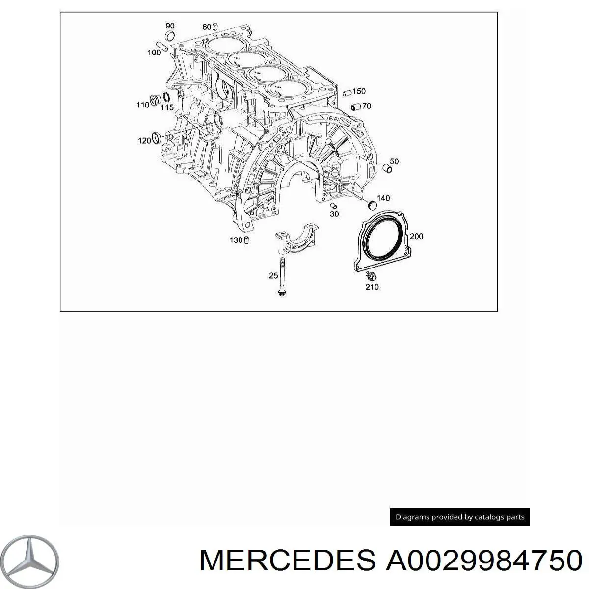  Mercedes A0029984750 ціна, від 5.07 USD