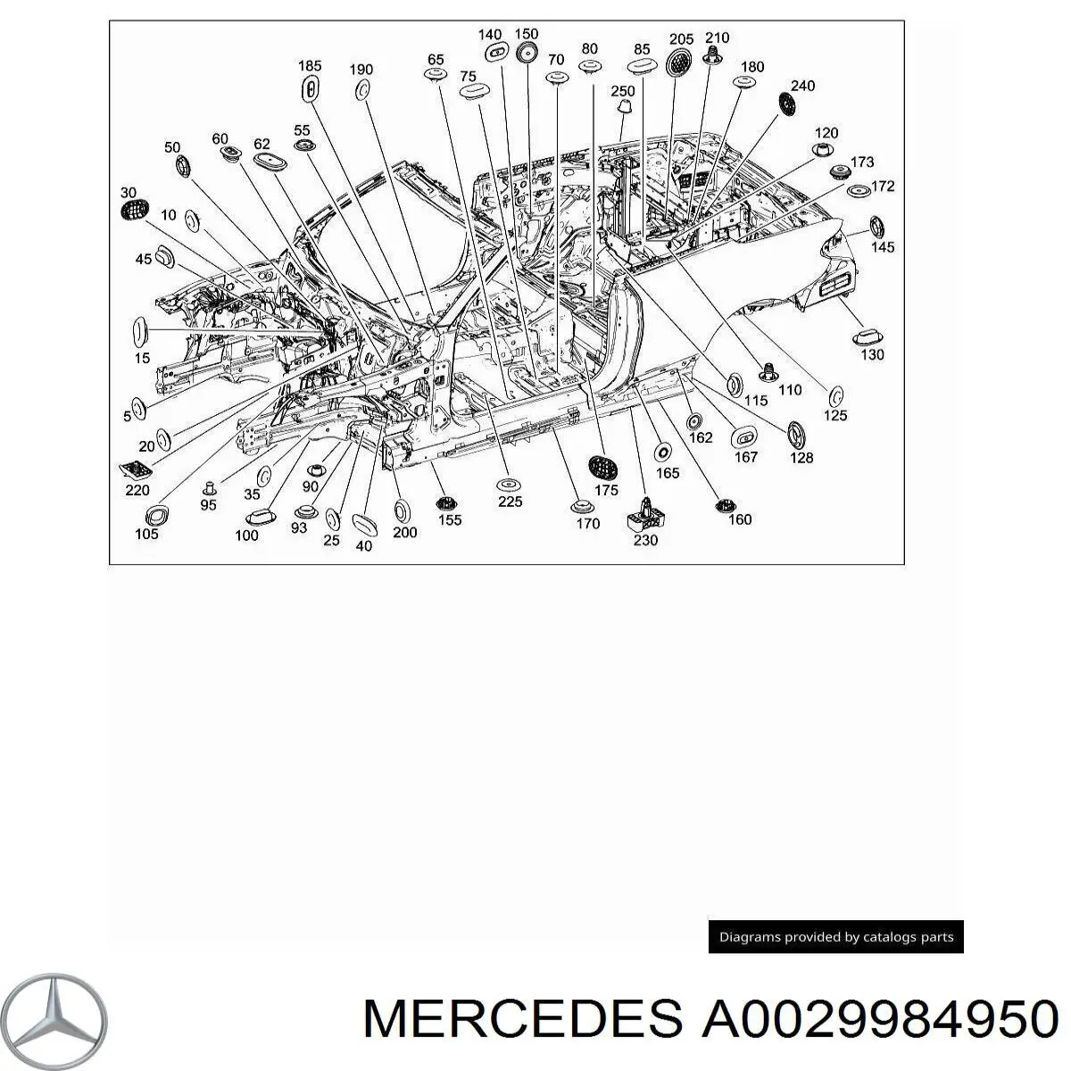 Купити A0029984950 Mercedes 