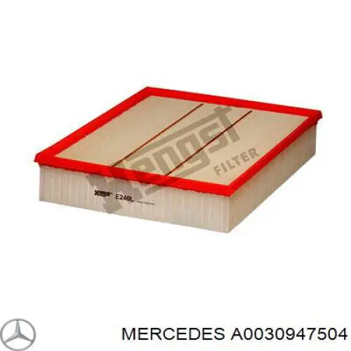 Купити A0030947504 Mercedes Автомобільний фільтр повітря