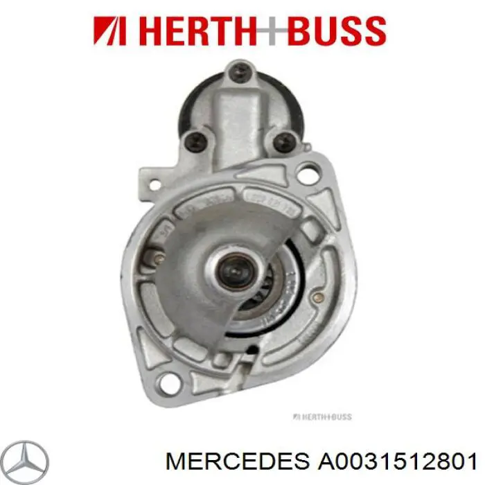 Стартер Mercedes A0031512801 ціна, від 72.22 USD